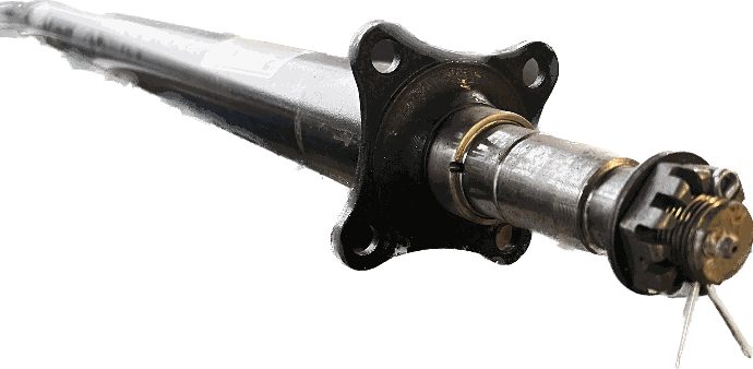 Trailer Axle, 3,500# Capacity, 91" Hub Face, 95.5" Oal. 2-3/8" Painted Round Tube