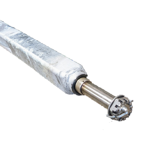 2000# Galvanized Trailer Axle, 49.25" Hf, 38.5 Sc. 1.5" Square Tube Fits Karavan Trailers (300-00072-Zn)