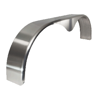 Trailer Fender, Material: Smooth Aluminum, 66"L x 9"W x 17"H, Thickness: .090", Fits: 13" & 14" Wheels, Brand: Dexter Distribution Group, Sold as each