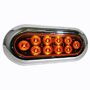 *Special* Oval Led Tail Light. Amber Surface Mount. Left Hand Or Right Hand Side. Blazer Brand