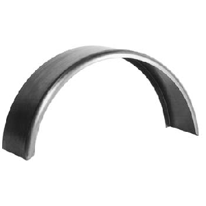 Trailer Fender, Material: Smooth Aluminum with Flush Mount, 36"L x 10.75"W x 20"H, Thickness: .090", Fits: 15" & 16" Wheels, Brand: HE Parmer Co, Sold as each