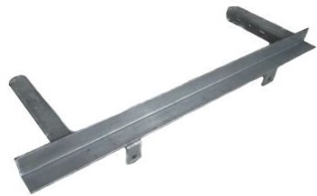 1 PAIR Continental Trailers Spring Mount Weldment, 25-1/4", with fender brackets