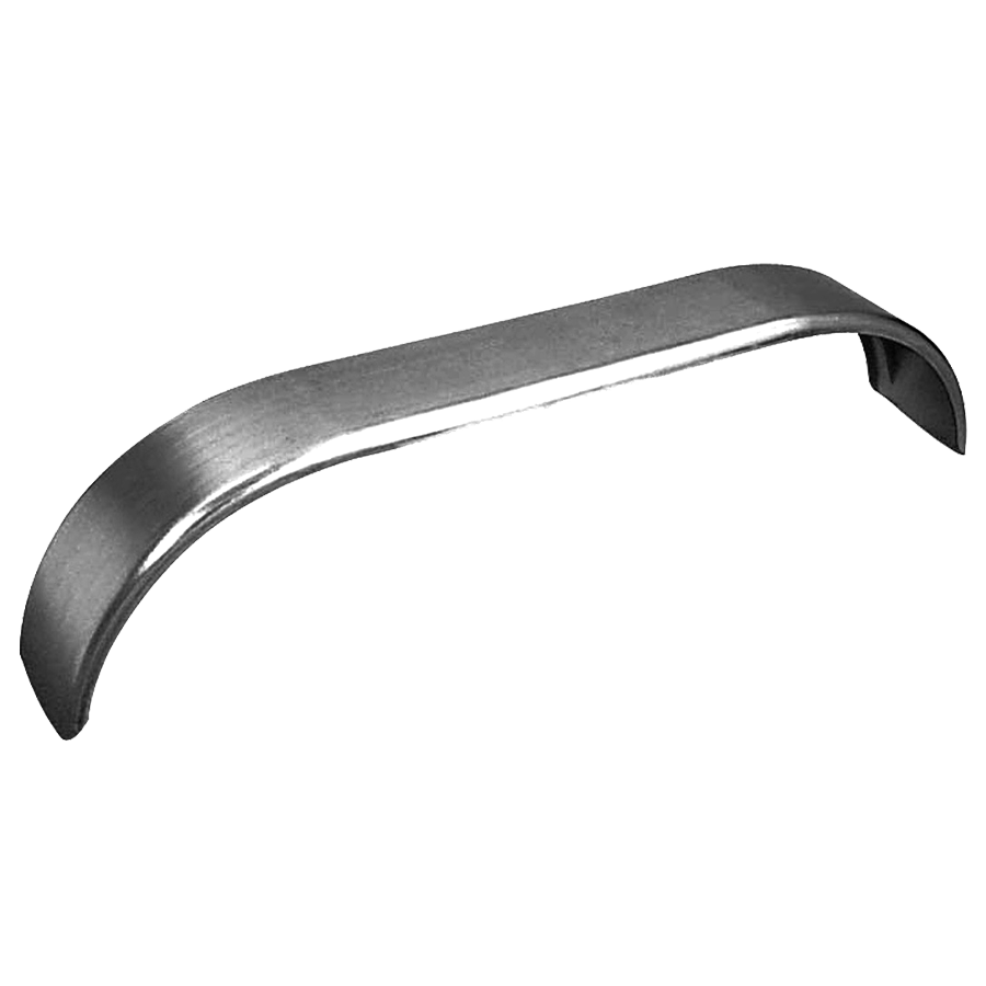 Trailer Fender, Material: Galvanized, 64"L x 10"W x 12"H, Thickness: 16g, Fits: 13" & 14" Wheels, Brand: Continental, Sold as each