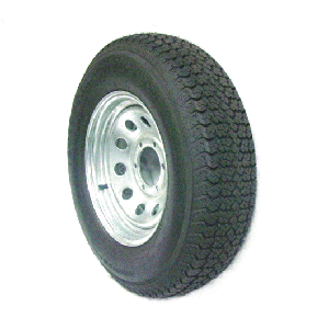 Karrier KR35 St235/80 16", LR:D/8-Ply, 6-Lug Galvanized Modular Radial Trailer Tire & Wheel *Bead Balanced* 6100.89AR (35038)