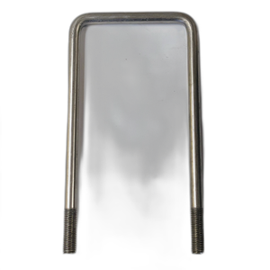 U-Bolt, Square, Zinc Plated, 1/2" X 4-1/16" X 10-1/2", Sold As Each