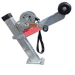 Trailer Winch Stand 2X2X26.75" 600 Lb Winch & Strap, Take Off (May have slight imperfections)