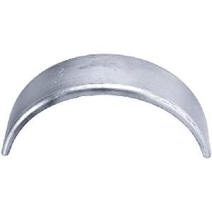 Trailer Fender, Material: Steel, 28"L x 8"W x 10"H, Thickness: 16g", Fits: 13" Wheels, Brand: Dexter Distribution Group, Sold as each